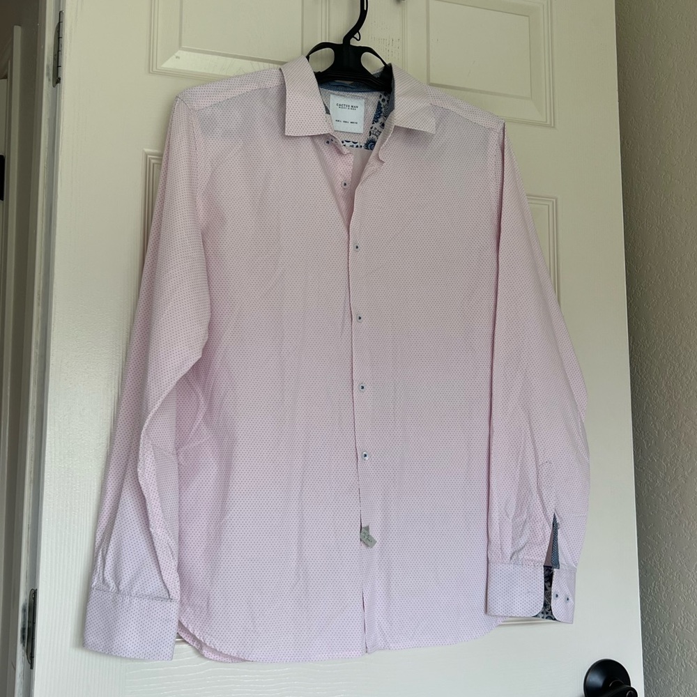 CACTUS MAN Mens button down size L Ricky Singh